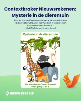 Contextkraker Nieuwsrekenen Mysterie in de dierentuin