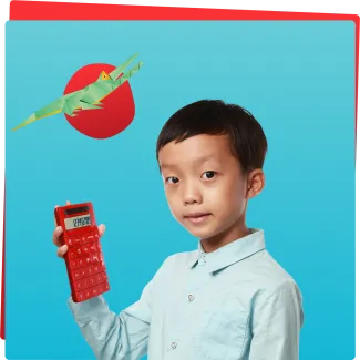 Nieuwsrekenen contextopgaven jongen rekenmachine