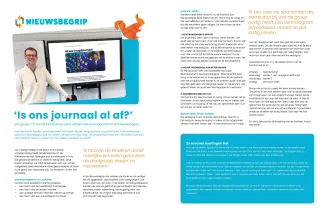 Artikel praktijkverhaal Jeugdjournaal Mariaschool