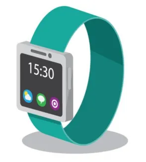 Tekening van smartwatch