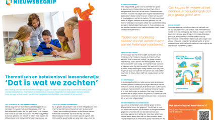 Artikel kennisthema's obs De Stap