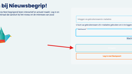 Afbeelding onzichtbare inlogknop